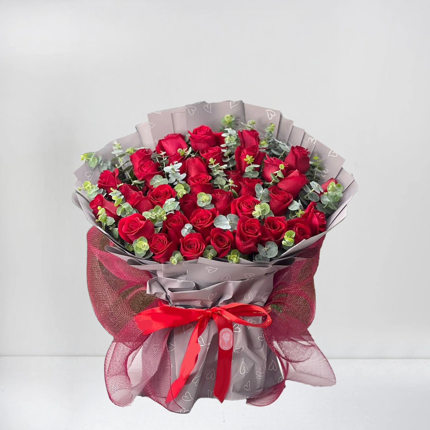 Romantic Red Roses Bouquet