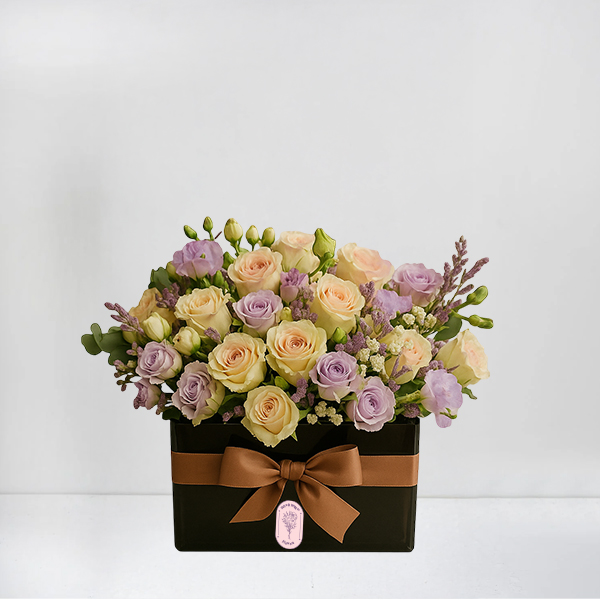 Pastel & Lavender Rose Box
