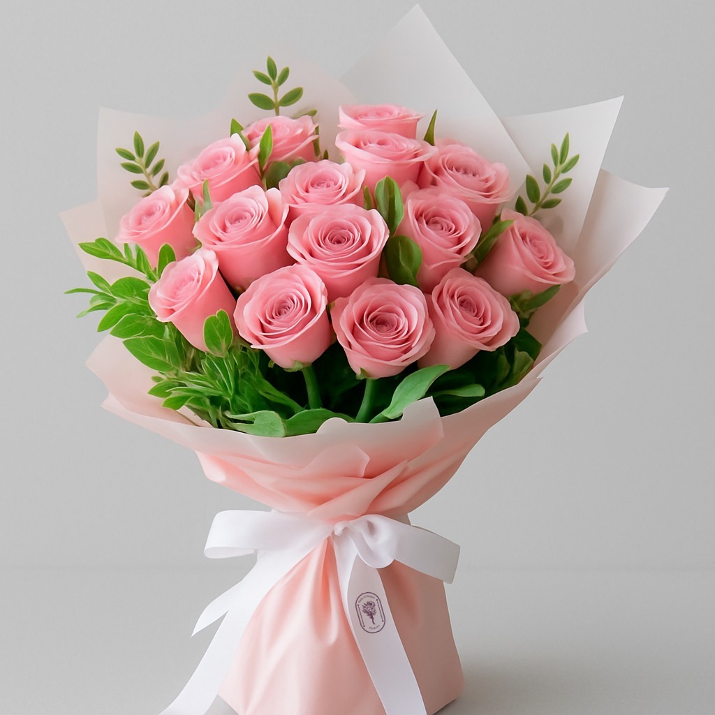 Soft Pink Rose Bouquet