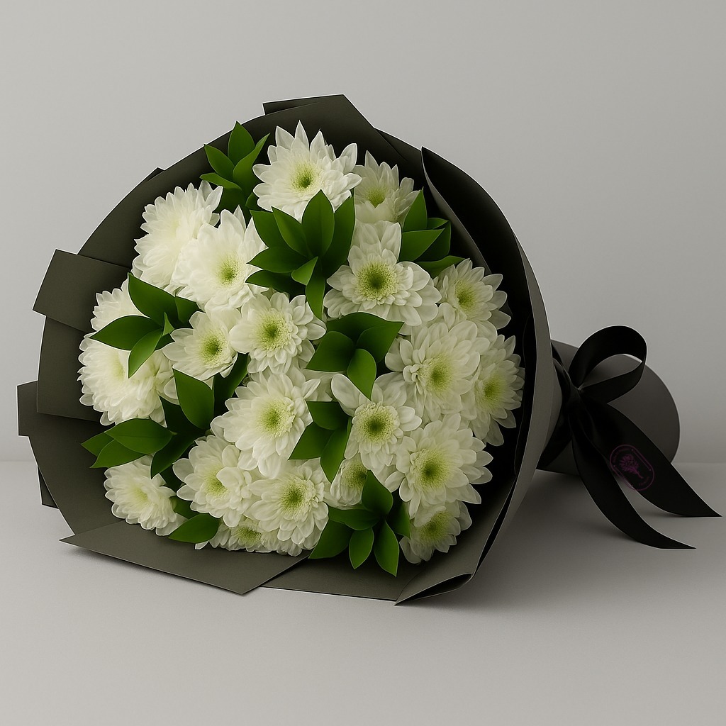 White Chrysanthemum Bouquet