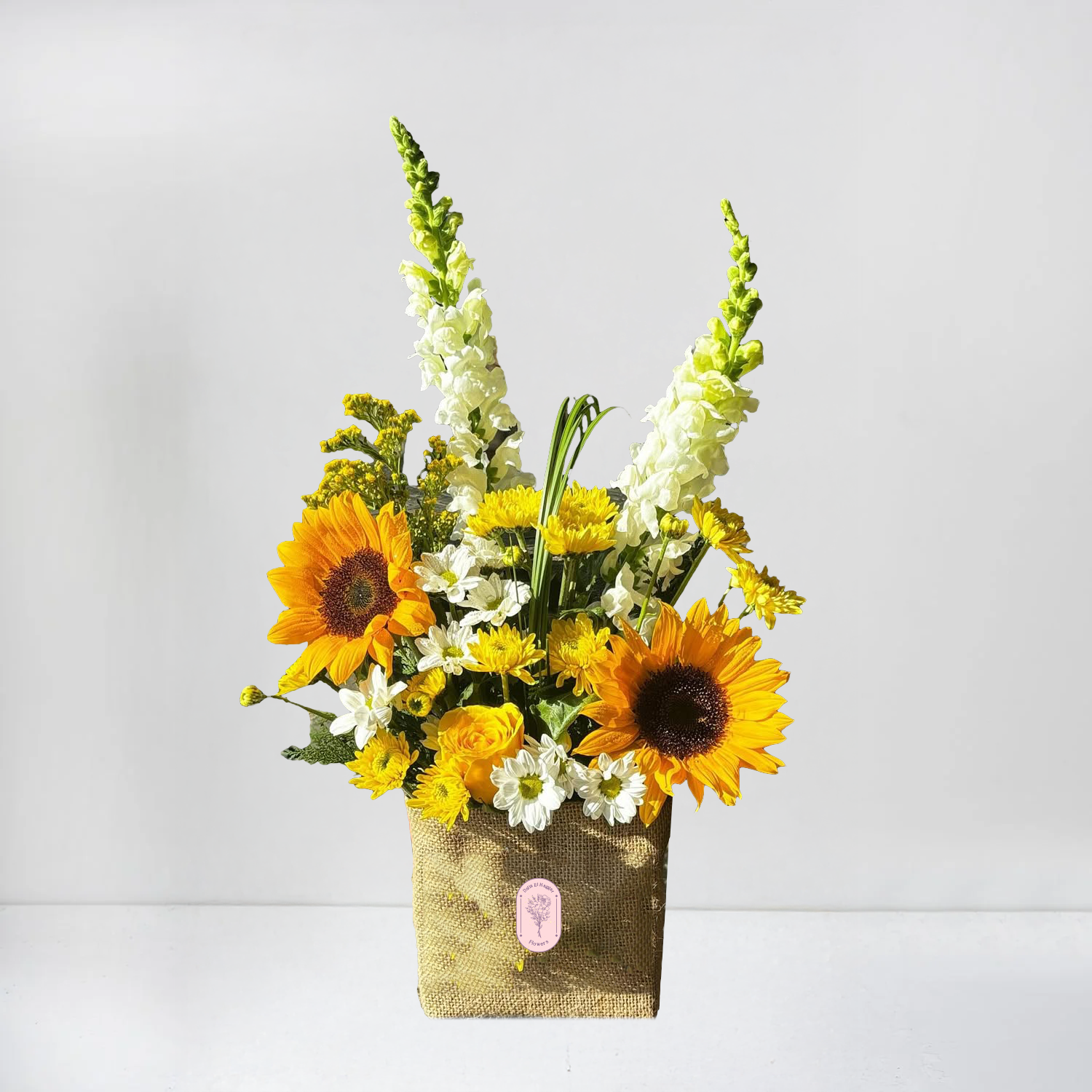 Sunflowers, Yellow Roses & Daisies